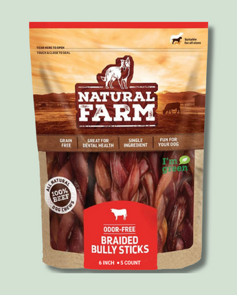 Natural Farm Bully Sticks - EachPaw