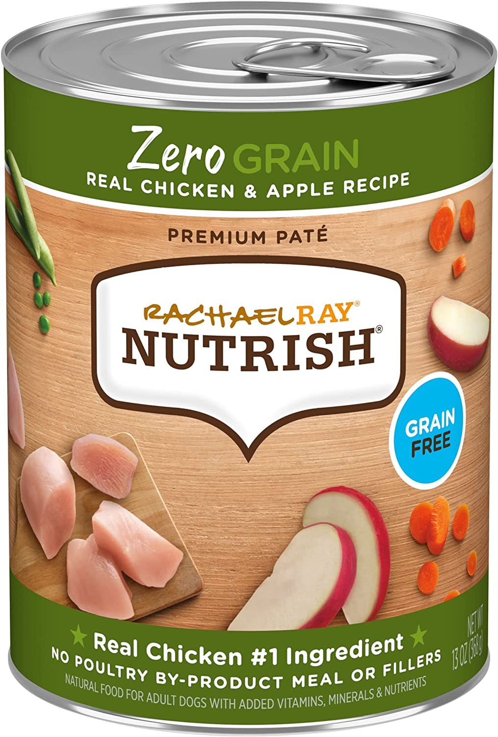 Rachael Ray Nutrish Gentle Digestion Premium Pate Wet Dog Food, Real Chicken, Pumpkin & Salmon, 13 Ounce Can (Pack of 12)