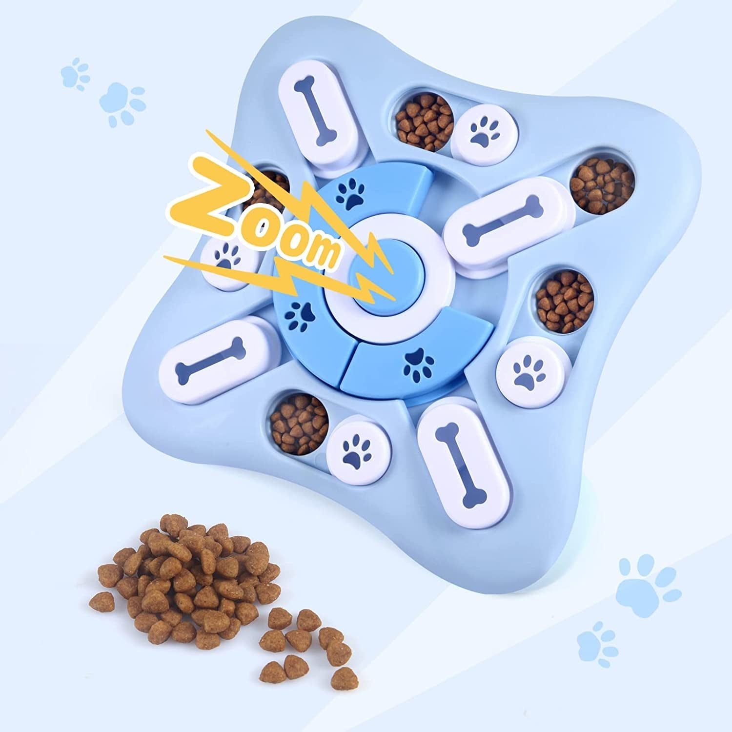 Interactive Dog Puzzle Toys for Large Medium Small Smart Dogs, Squeaky Enrichment Mentally Stimulation Toys for Training, Dog Treat Chew Toy for Puppy&Cats - HappyTails