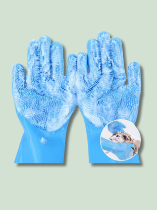 Pecute Pet Grooming Gloves - EachPaw