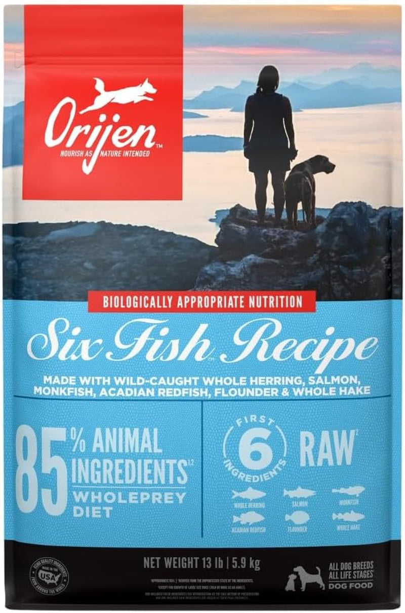 ORIJEN REGIONAL RED Dry Dog Food, Grain Free and Poultry Free Dog Food, Fresh or Raw Ingredients, 13Lb