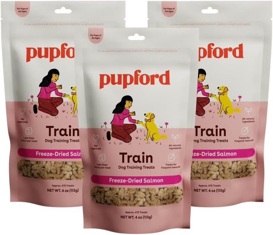 Pupford Freeze Dried Puppy & Dog Training Treats, 475+ Healthy, Natural, Low-Calorie Treats for Small, Medium, & Large Breeds (Chicken, 4 Oz)