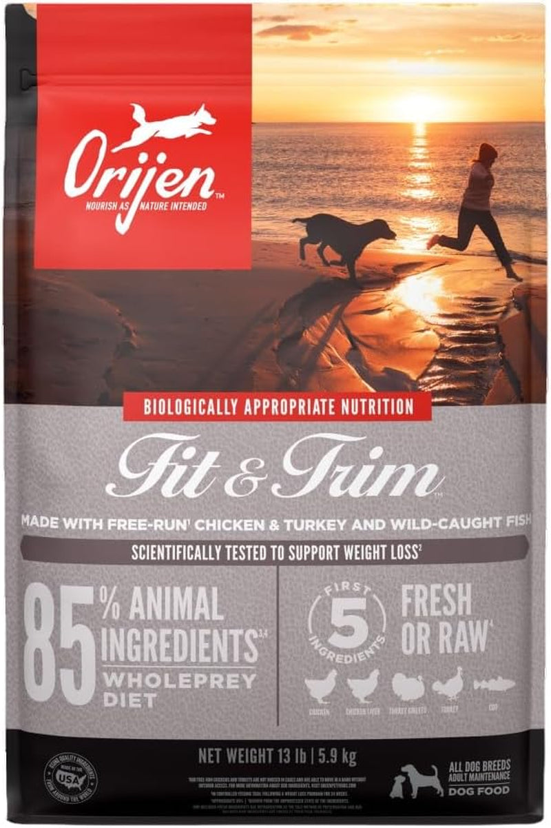 ORIJEN REGIONAL RED Dry Dog Food, Grain Free and Poultry Free Dog Food, Fresh or Raw Ingredients, 13Lb