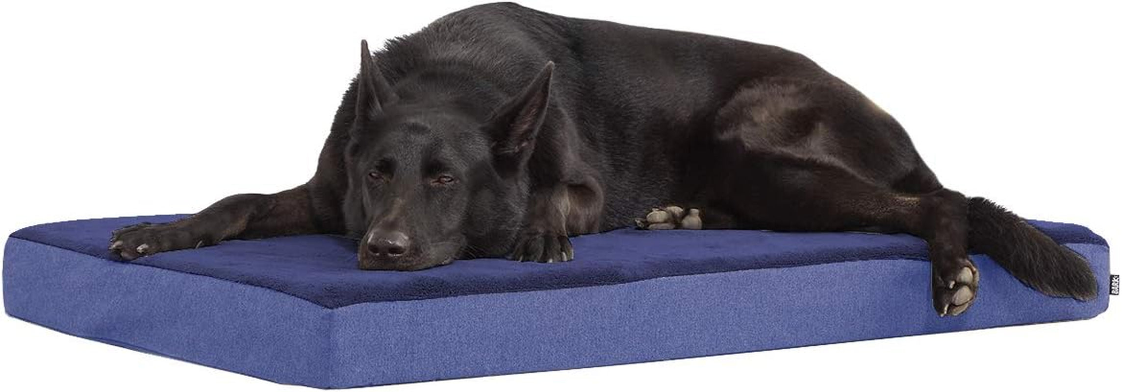 Barkbox Memory Foam Platform Dog Bed | Plush Mattress for Orthopedic Joint Relief (Medium, Grey)