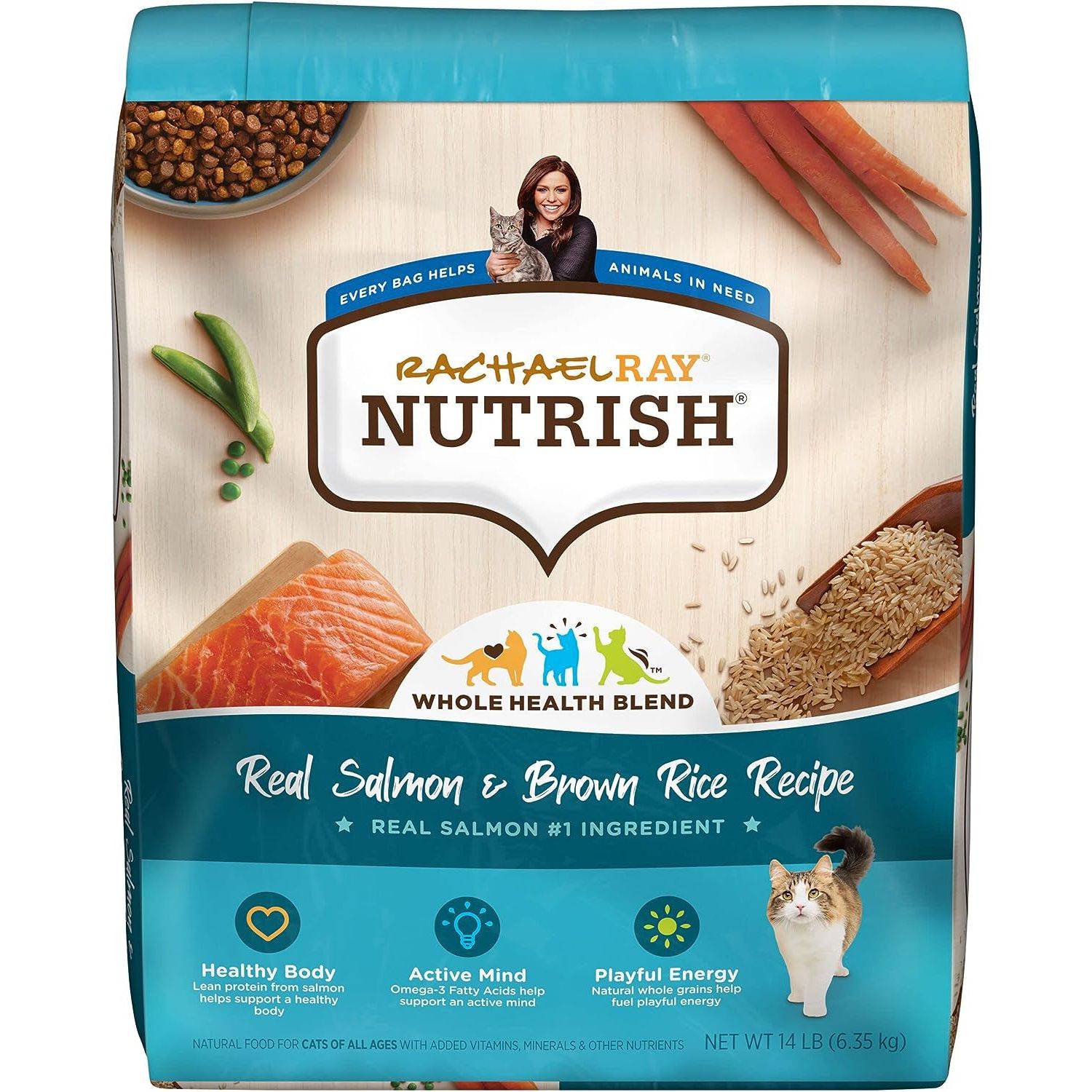 Rachael Ray Nutrish Premium Natural Dry Dog Food, Real Beef, Pea, & Brown Rice Recipe, 40 Pound Bag (Packaging May Vary) - HappyTails