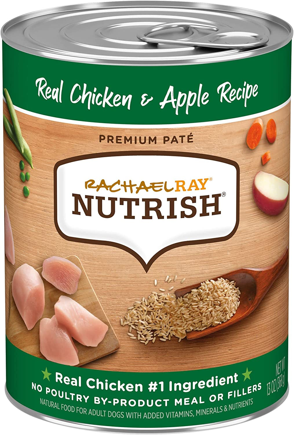 Rachael Ray Nutrish Gentle Digestion Premium Pate Wet Dog Food, Real Chicken, Pumpkin & Salmon, 13 Ounce Can (Pack of 12)