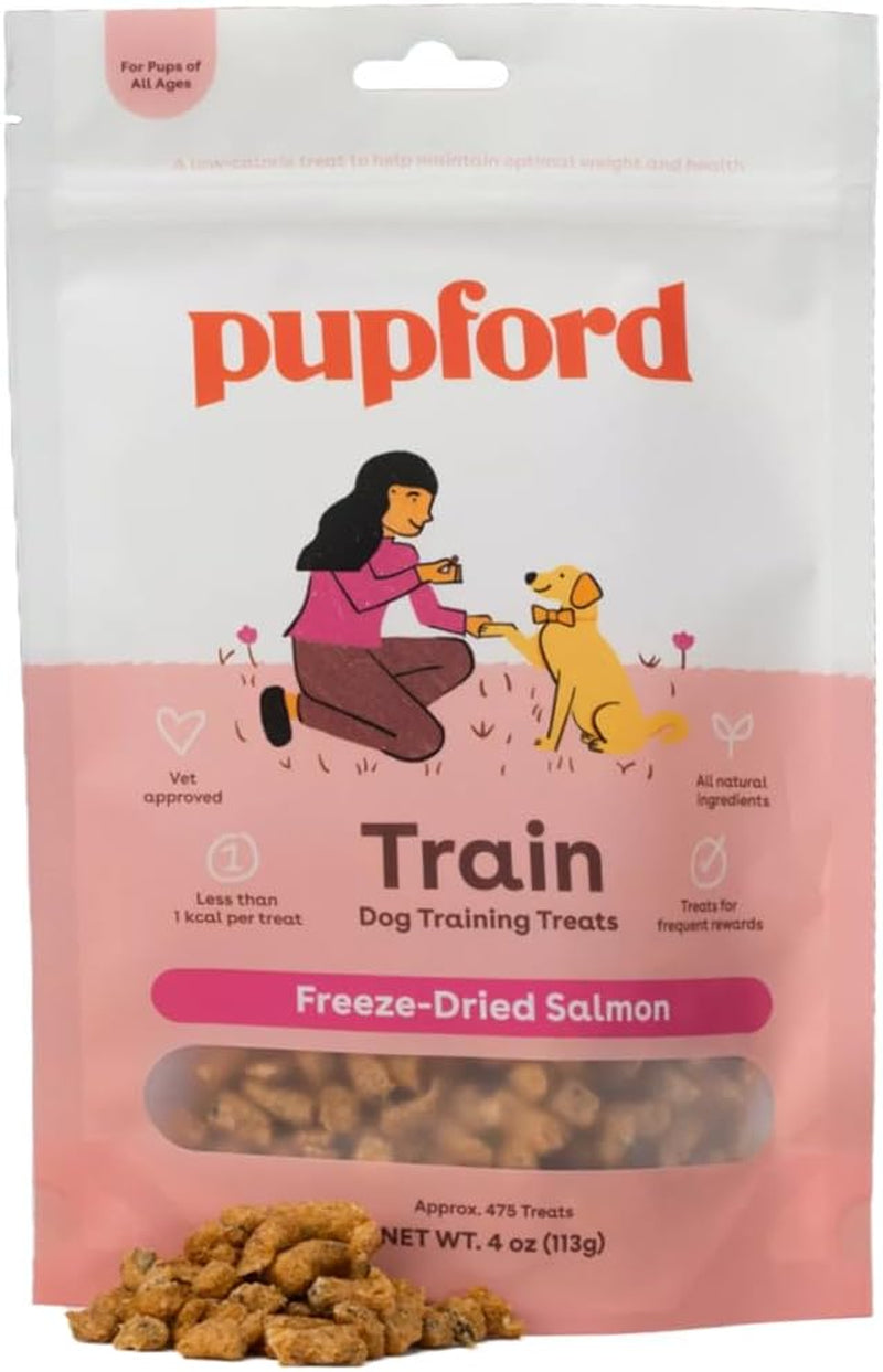 Pupford Freeze Dried Puppy & Dog Training Treats, 475+ Healthy, Natural, Low-Calorie Treats for Small, Medium, & Large Breeds (Chicken, 4 Oz)