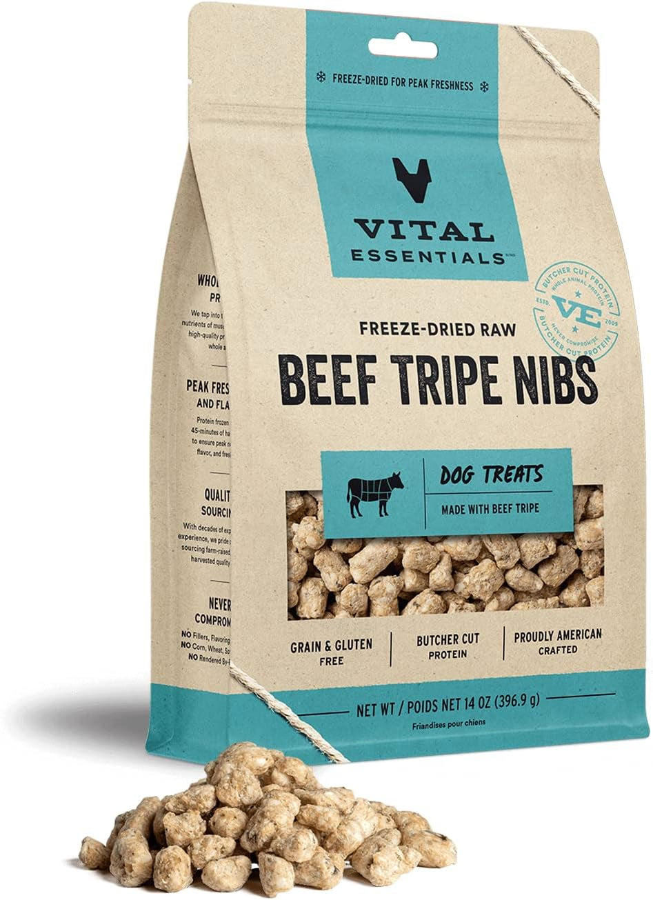 Vital Essentials Freeze Dried Raw Single Ingredient Dog Treats, Minnows, 2.5 Oz