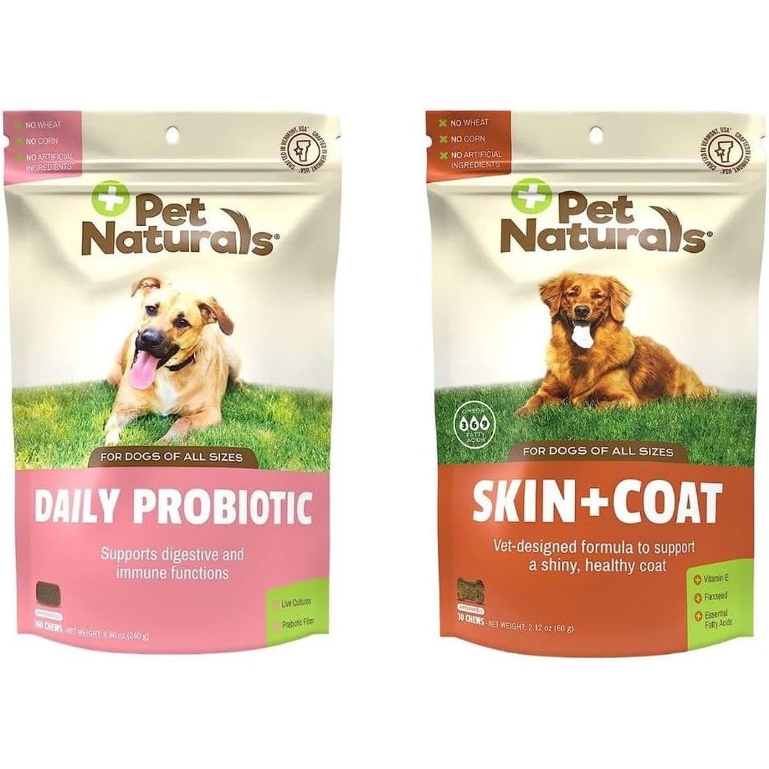 Pet Naturals Daily Probiotic, Digestive Support for Dogs, Duck Flavor, 60 Chews - HappyTails