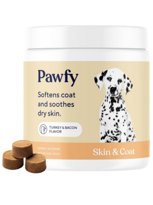 Pawfy Skin and Coat Chews - EachPaw