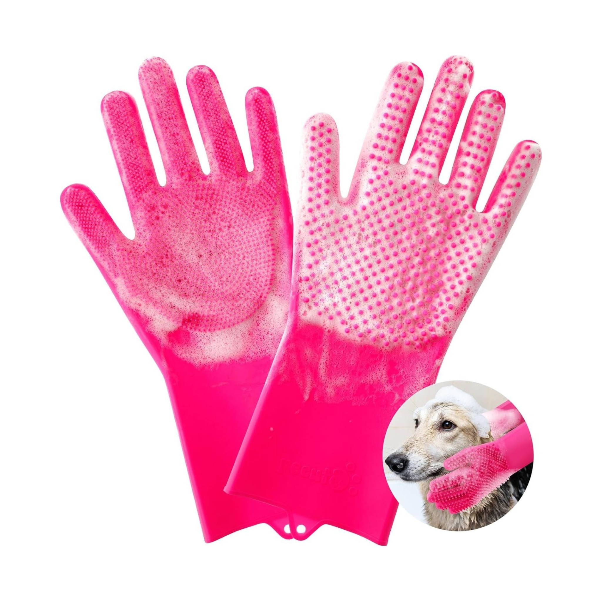 Pecute Pet Grooming Gloves - EachPaw