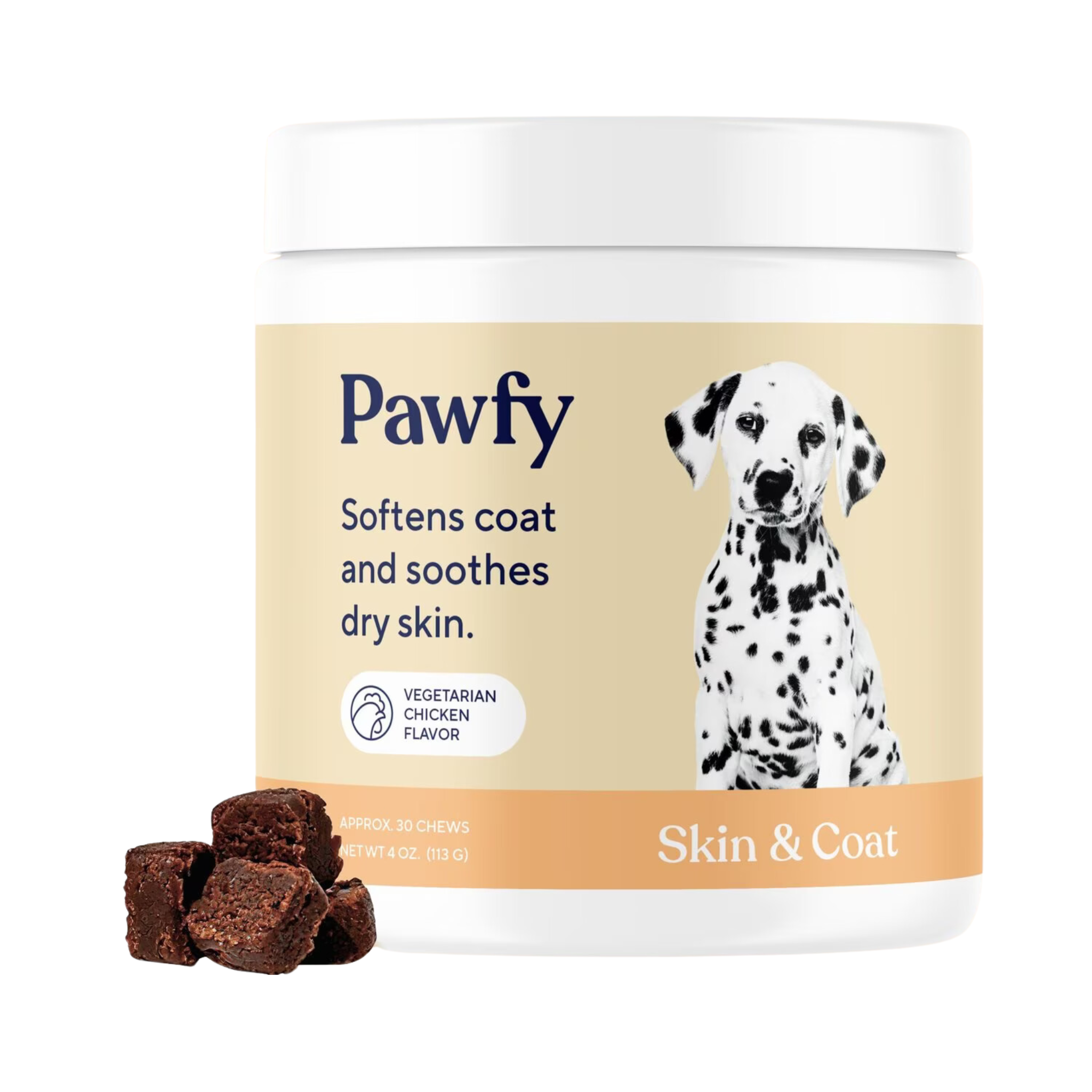 Pawfy Skin and Coat Chews - EachPaw