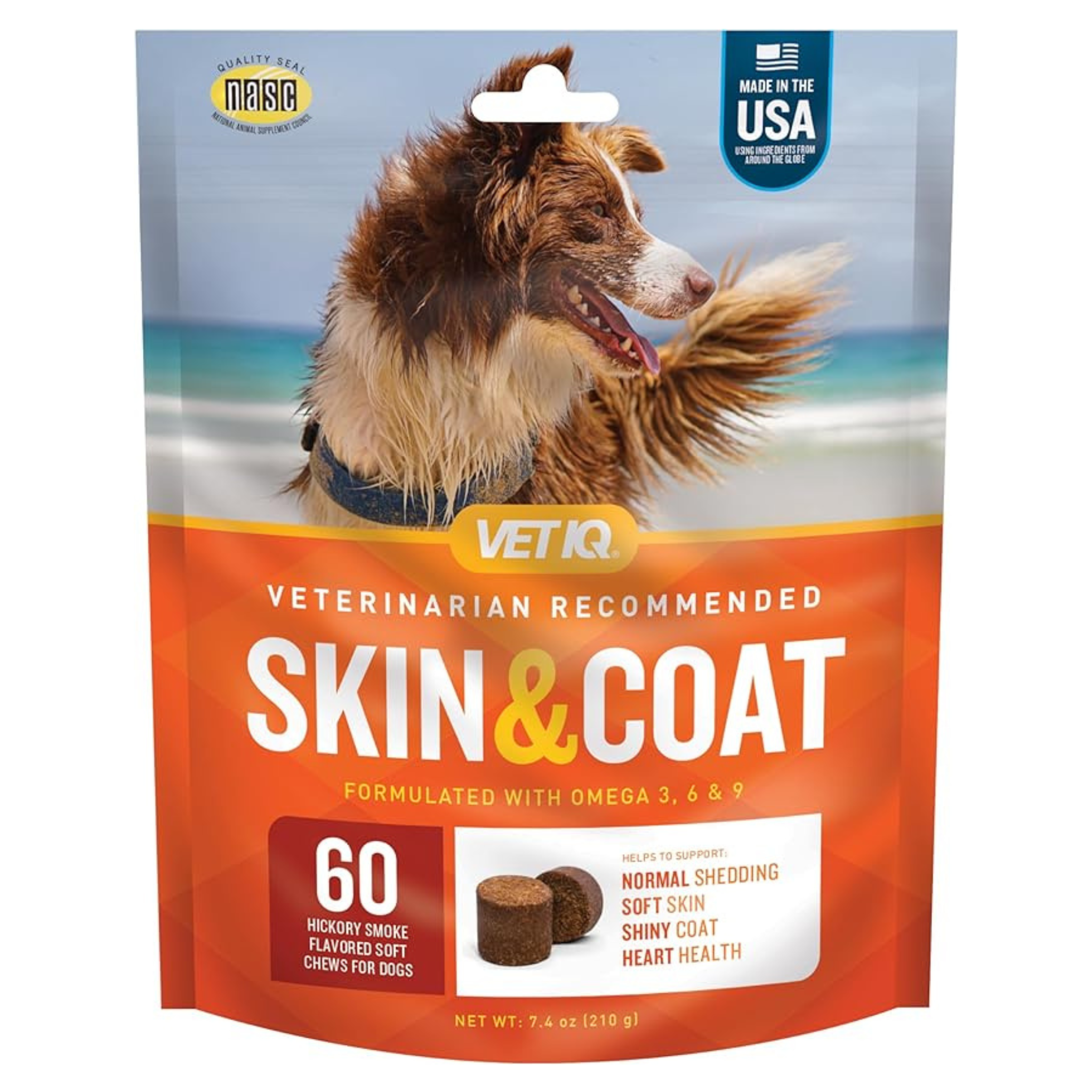 VetIQ Skin and Coat Chews - EachPaw