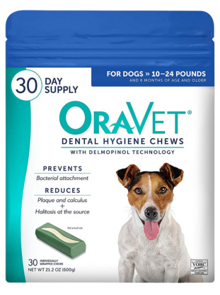 Oravet Hygiene Dental Chews - EachPaw