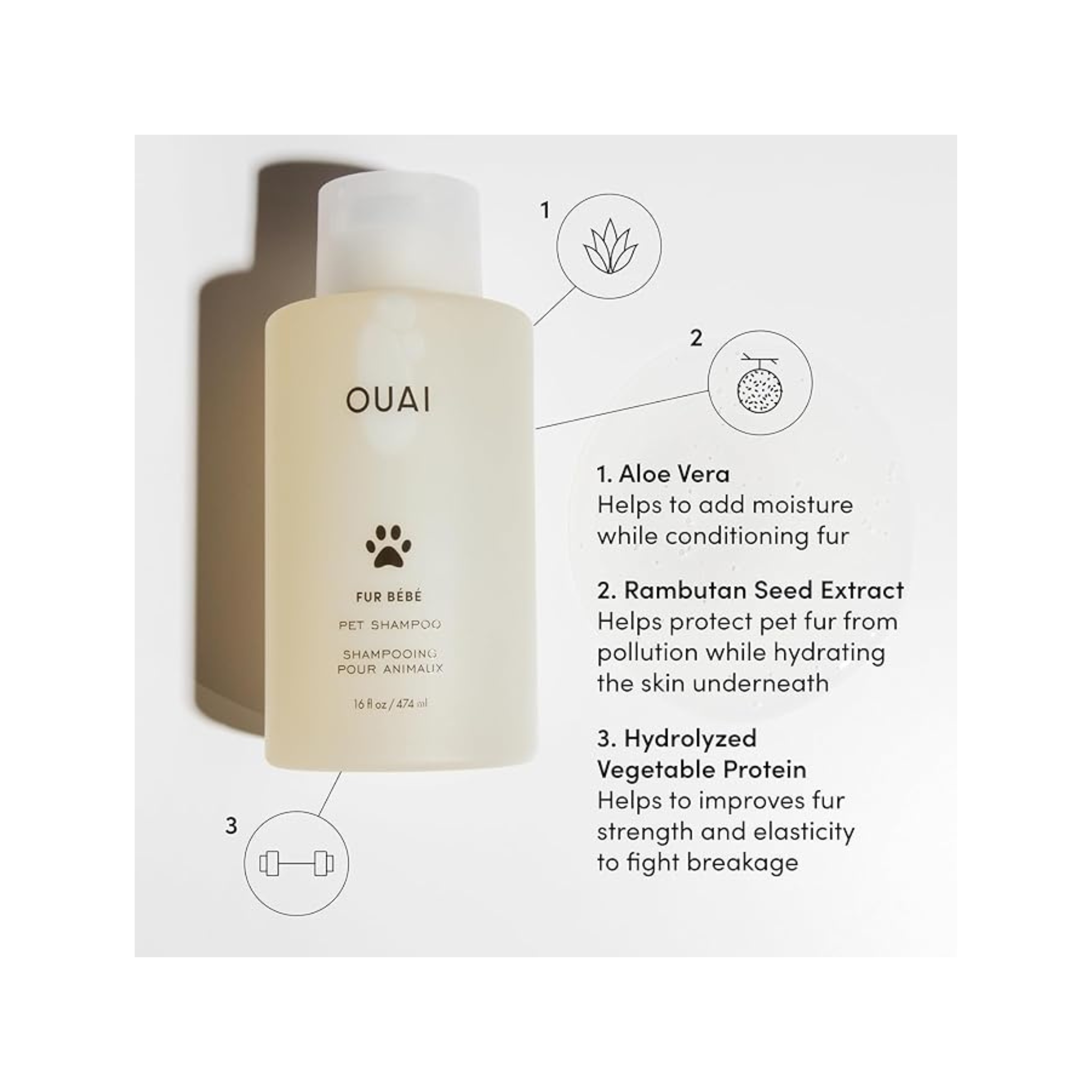 OUAI Fur Bebe Shampoo - EachPaw