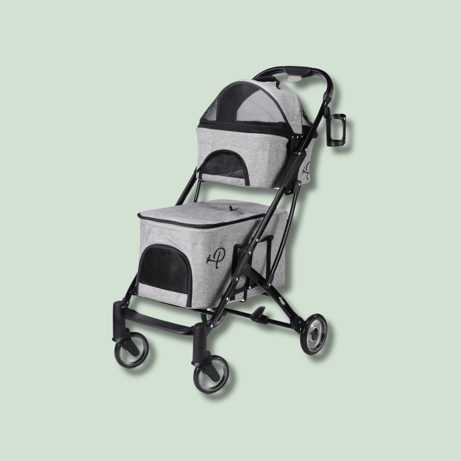 Deluxe Double Decker Pet Stroller