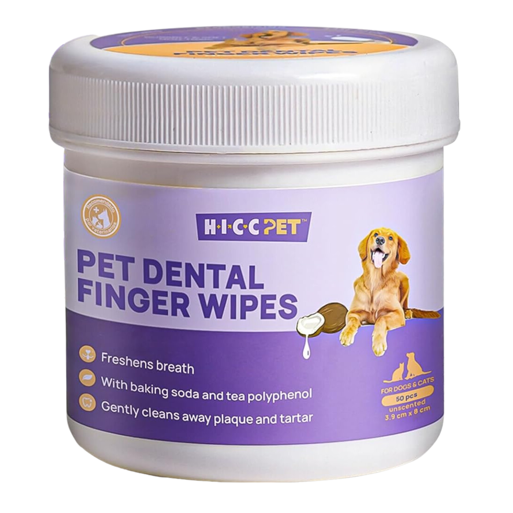 Hicc Dental Finger Wipes - EachPaw