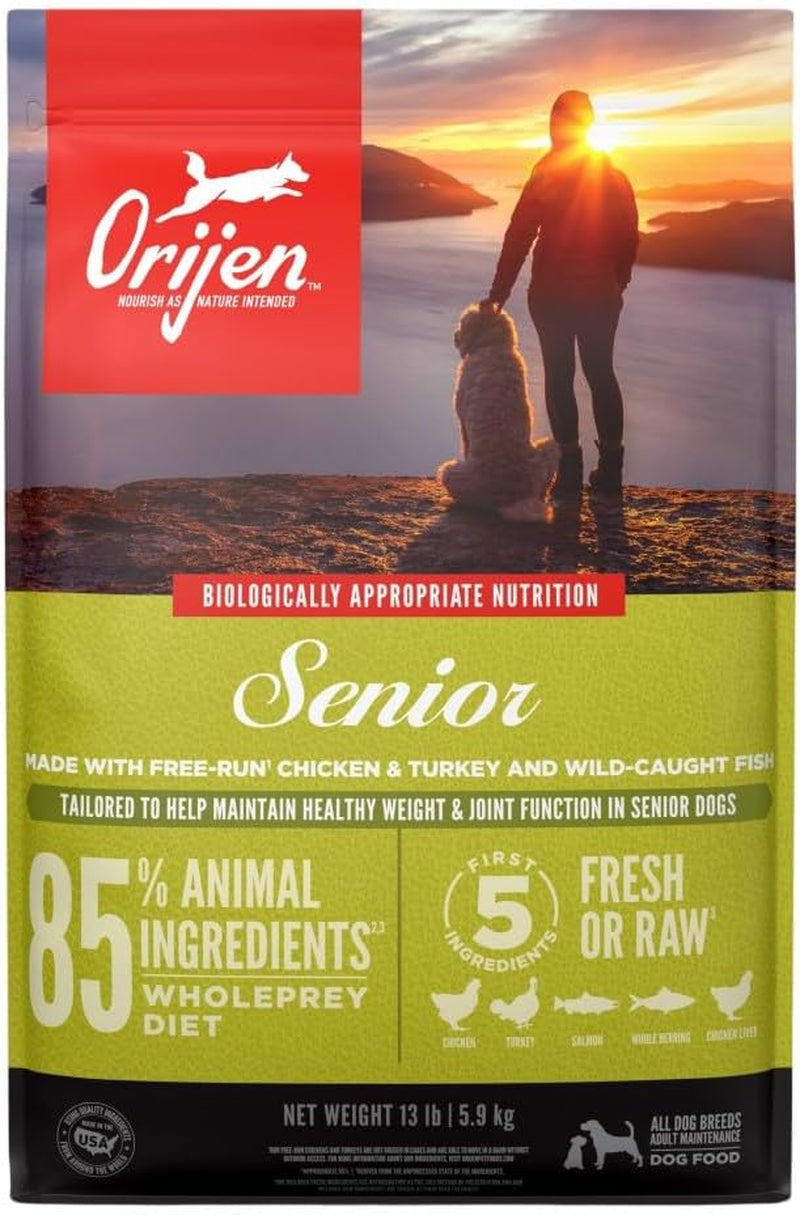 ORIJEN REGIONAL RED Dry Dog Food, Grain Free and Poultry Free Dog Food, Fresh or Raw Ingredients, 13Lb