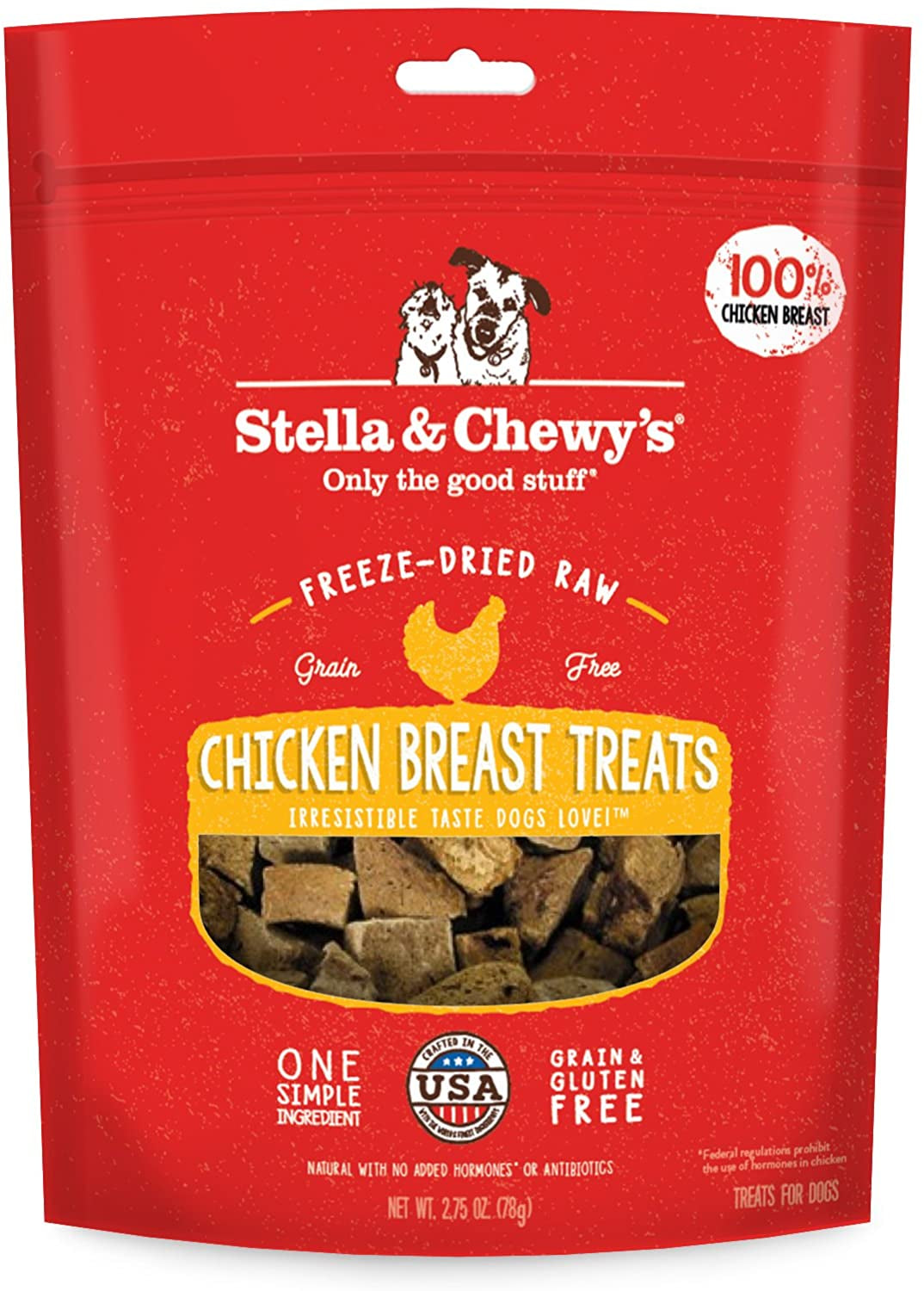 Stella & Chewy'S Freeze-Dried Raw Single Ingredient Lamb Liver Treats, 3 Oz. Bag