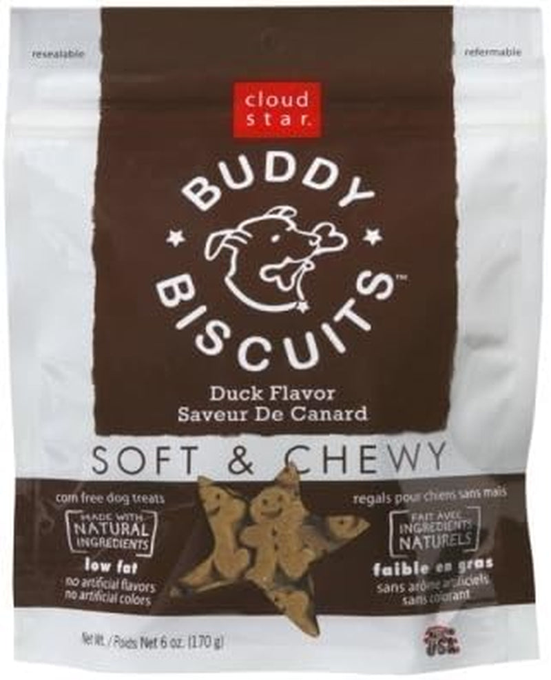 Buddy Biscuit Softies 5 Oz Pouch, Soft & Chewy, Natural Roasted Chicken Flavor Dog Treats, Oven Baked in the USA - HappyTails