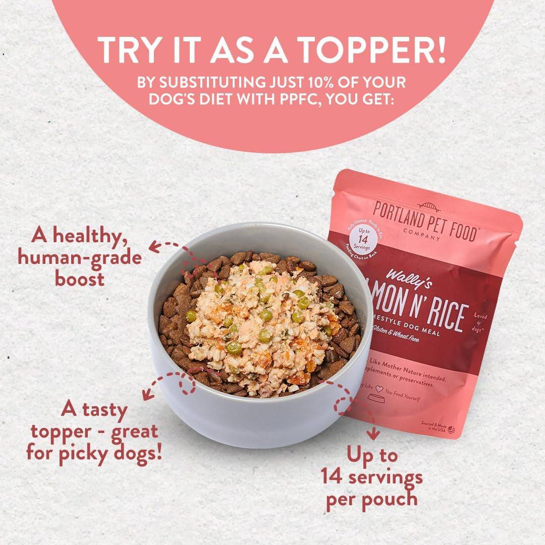 A bowl of food with the text "try it as a topper" - a delicious meal with a suggestion to enhance it with a topping.