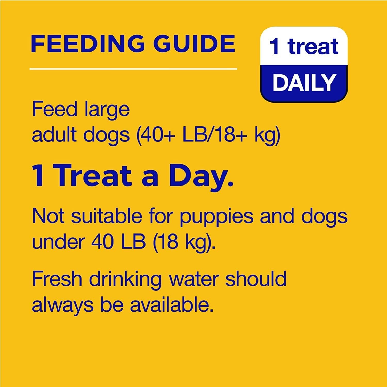 PEDIGREE DENTASTIX Fresh Breath Large Dog Dental Treats Fresh Flavor Dental Bones, 1.46 Lb. Pack (28 Treats) (Packaging May Vary) - HappyTails