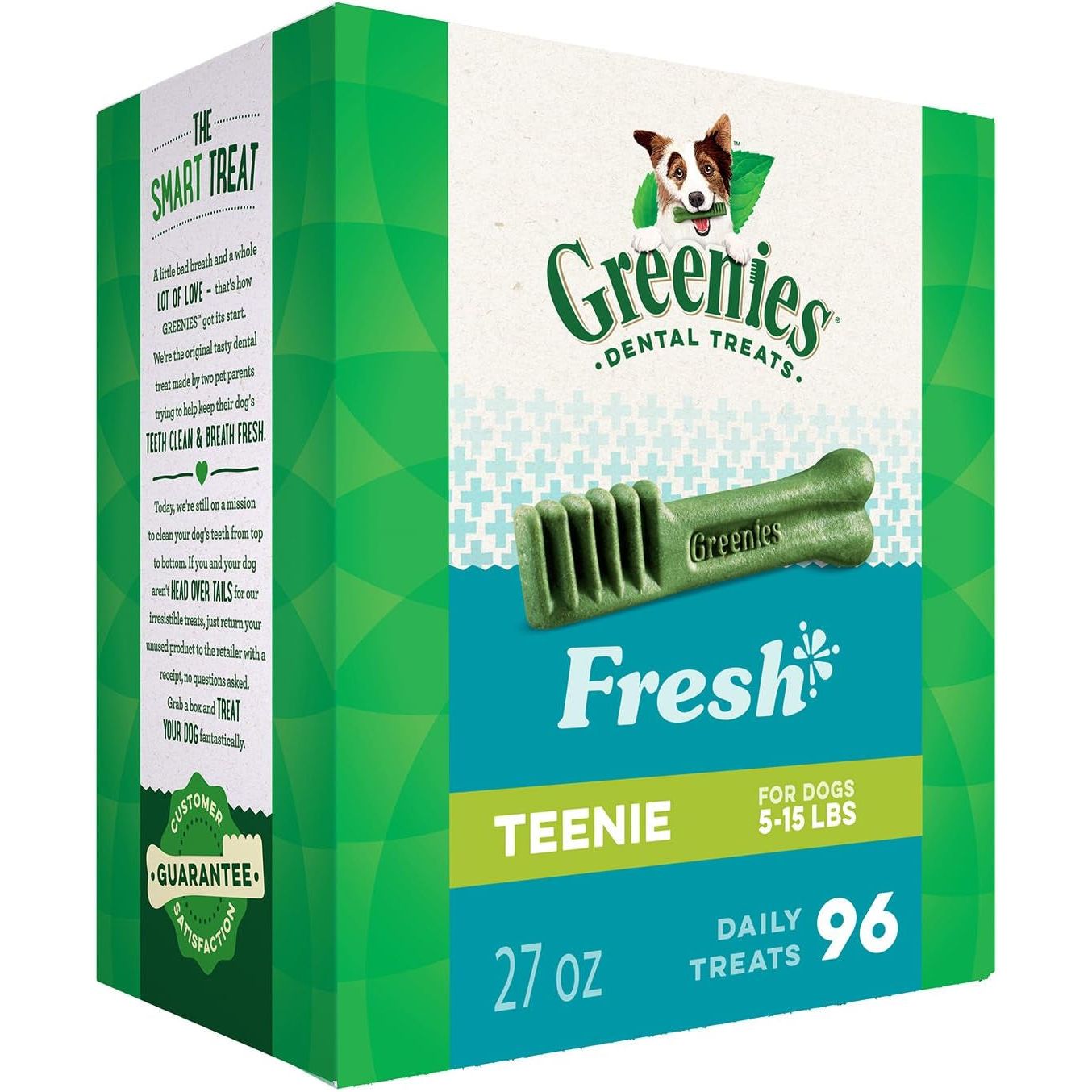 Greenies Original Regular Natural Dog Dental Care Chews Oral Health Dog Treats, 36 Count (Pack of 1) - HappyTails