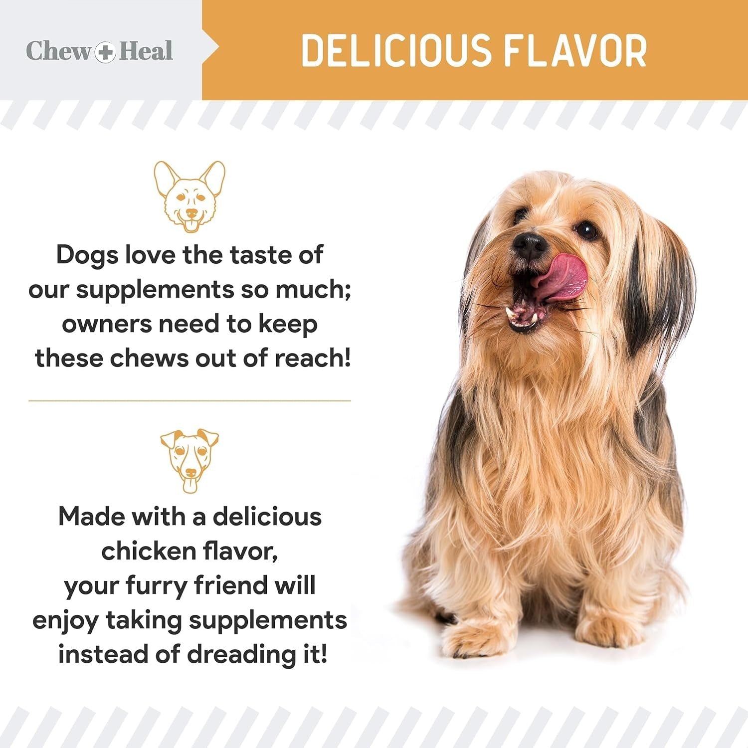 Salmon Oil for Dogs - 180 Soft Chew Omega Treats for Skin and Coat - Fish Oil Blend of Essential Fatty Acids, Omega 3 and 6, Vitamins, Antioxidants and Minerals - Made in USA - HappyTails