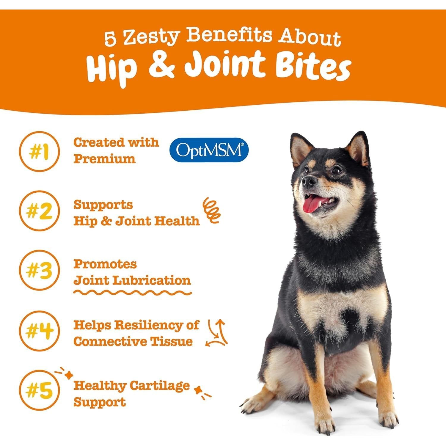 Hip And Joints Bites Mobility Supplements For Dogs - HappyTails